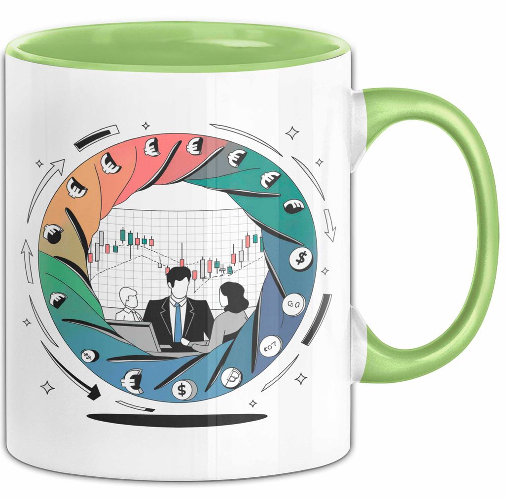 Forex Trader Tasse Geschenk Lustige Geschenkidee Spruch Für Währungs Analysten (Grün)