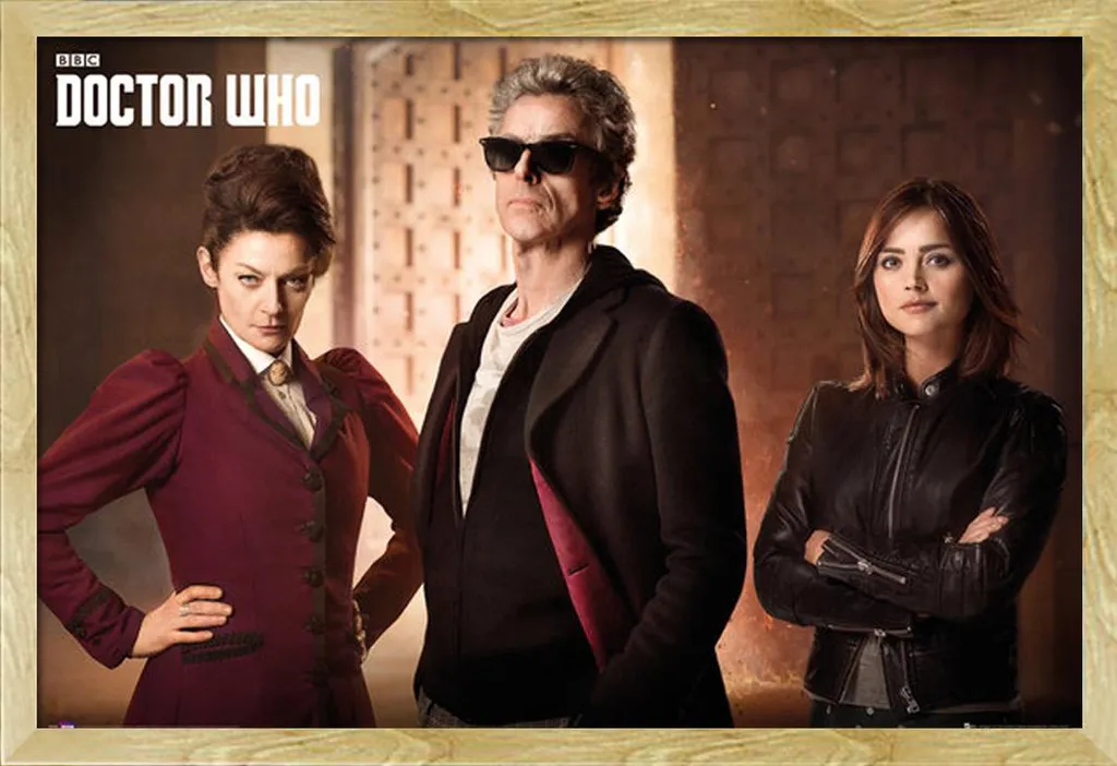 Quadro Doctor Who Design con Cornice Legno Faggio Shinsuke Maxi