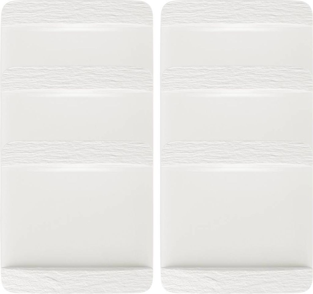 Villeroy & Boch Manufacture Rock blanc Speiseteller quadr. Produktbild 