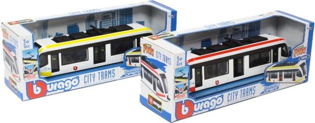 BBurago Tram 19 cm rosso/giallo BW PB 18-32105 Immagine del prodotto 