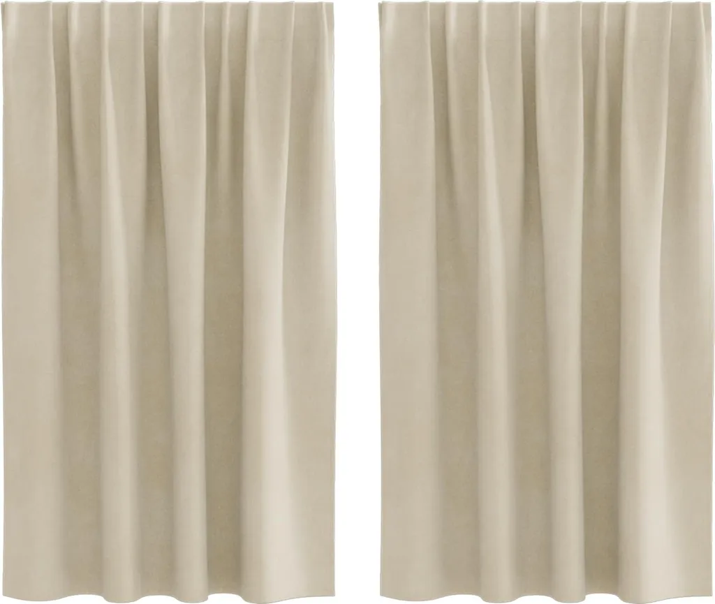 Tende vidaXL Crema Velluto 140x140 cm | Recensione e Vendita 2pz