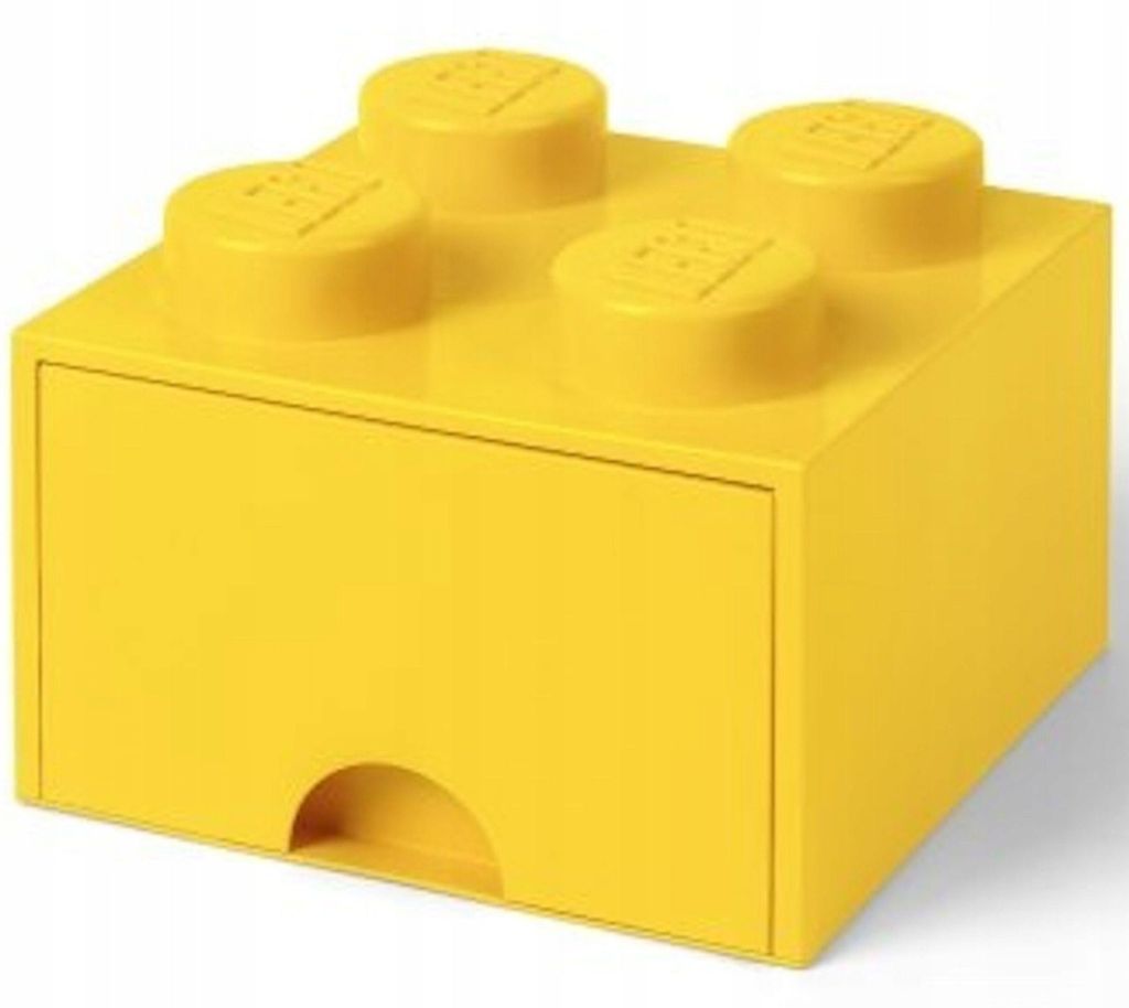 LEGO 40051732 LEGO Opbergdoos, BRICK DRAWER 4, 1 lade, geel Productafbeelding 