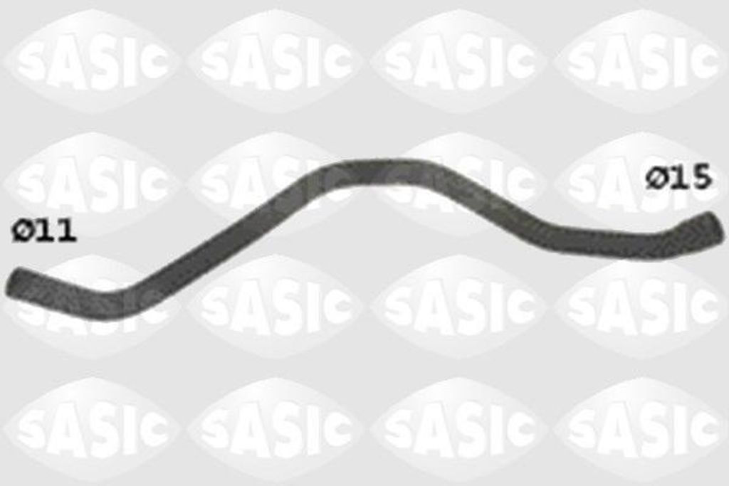 SASIC Kühlerschlauch Wasserschlauch passend für PEUGEOT 205 II (20A/C) SWH0458
