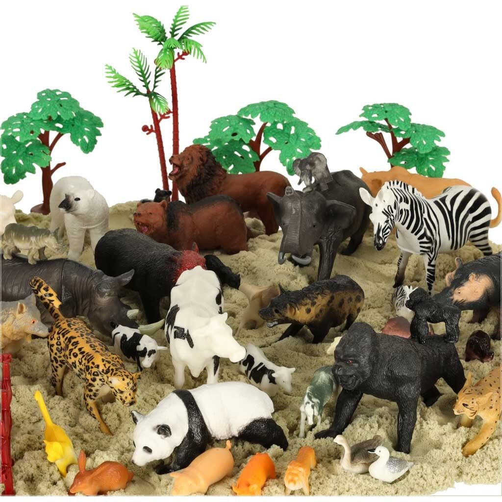 Figúrky zvierat zo zoo sada 59 el. Obrázok produktu 4