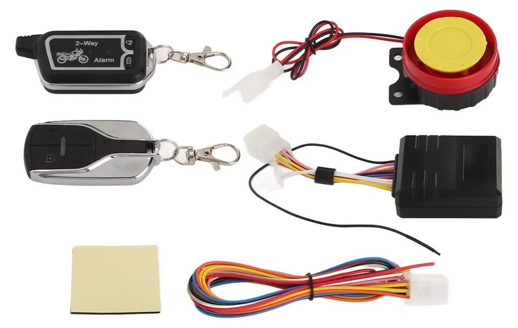Protection moto bidirectionnelle : Alarme avec télécommande et LCD