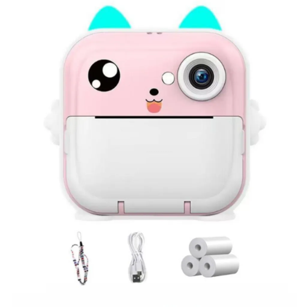 Appareil Photo Instantané 24MP avec Transmission Sans Fil pour Fille