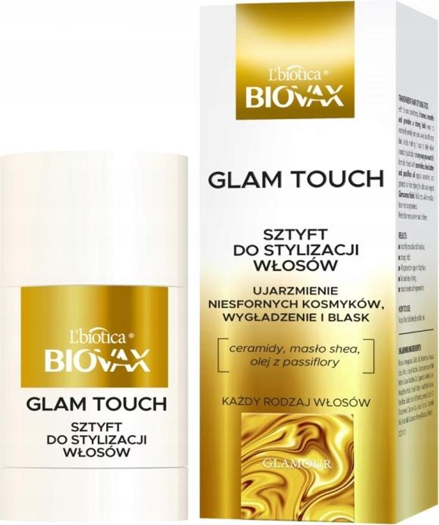 BIOVAX Glamour Glam Touch glättender Haarstift 25 g