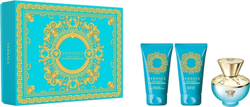 Versace Pour Femme Dylan Turquoise EDT 50 ml + SG 50 ml + Zdjęcie produktu 