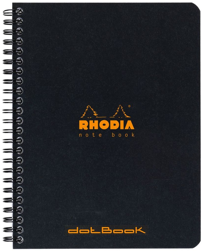 Rhodia Notebook A5+ liniert 80Bl schwarz