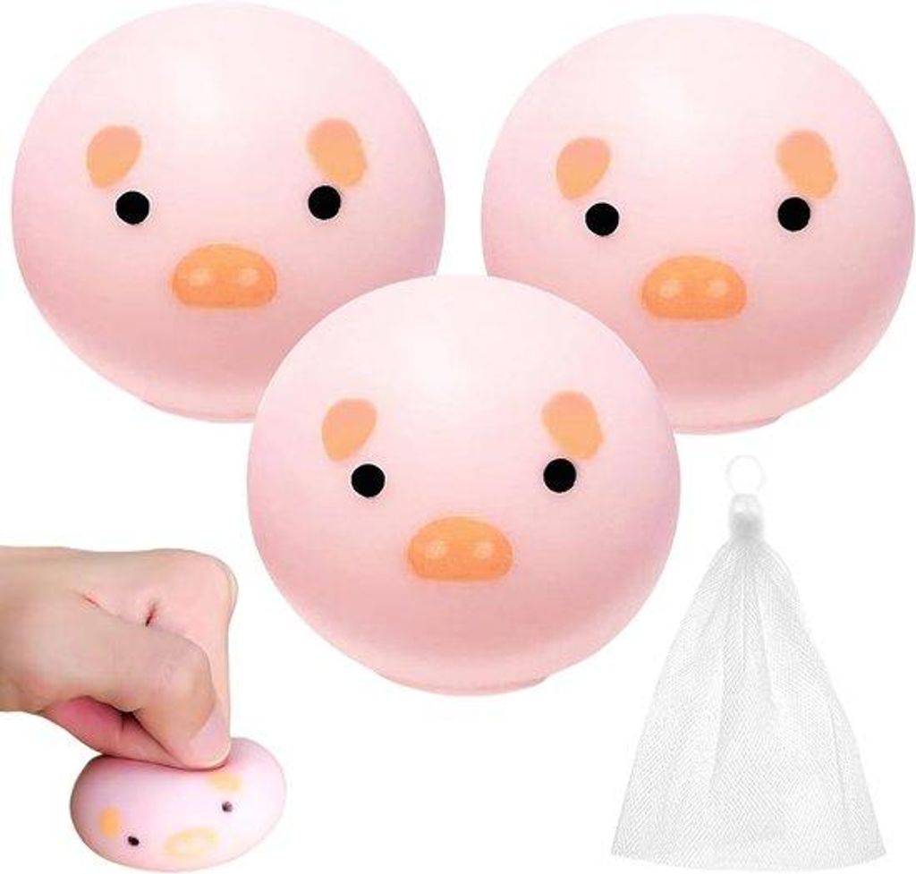 Anti-stress-Spielzeug-Set, 3 Stück, Kunststoff, farblich variabel, für Erwachsene