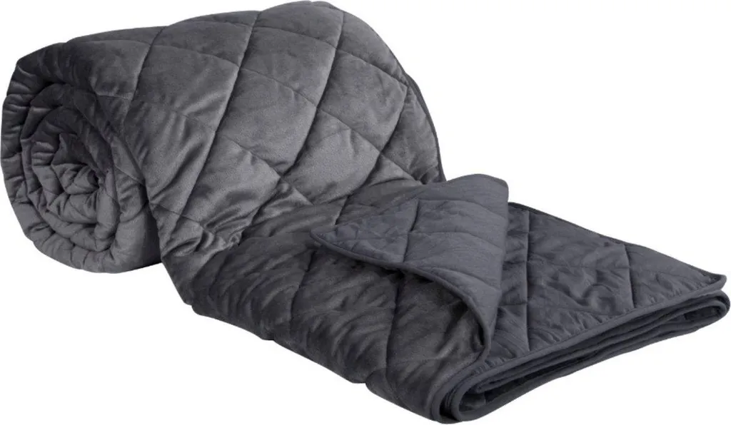 Copriletto Velvet Happyment Grigio Scuro 240x260 - Lusso Matrimoniale
