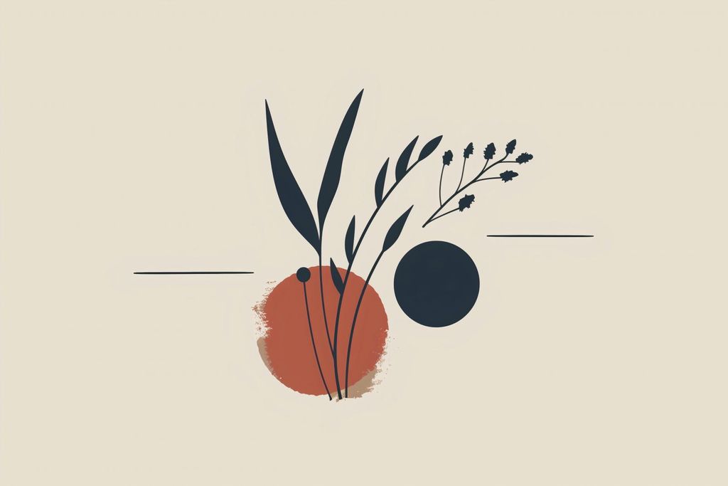 Poster 45x30cm Botanische Farbe