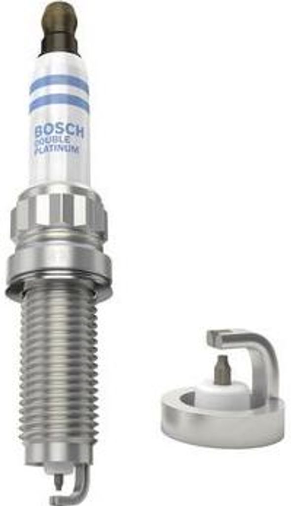 BOSCH 0 242 145 535 Zündkerze Double Platinum OE 9829930180 kompatibel mit C3, C4, Crossland X, Grandland, 2008, Partner
