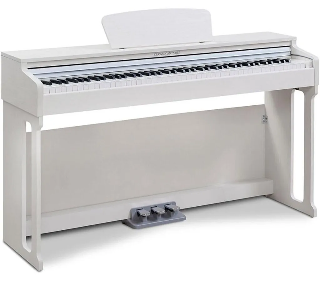 Piano numérique DP-220 WM blanc mat : jouez au casque sans déranger vos voisins