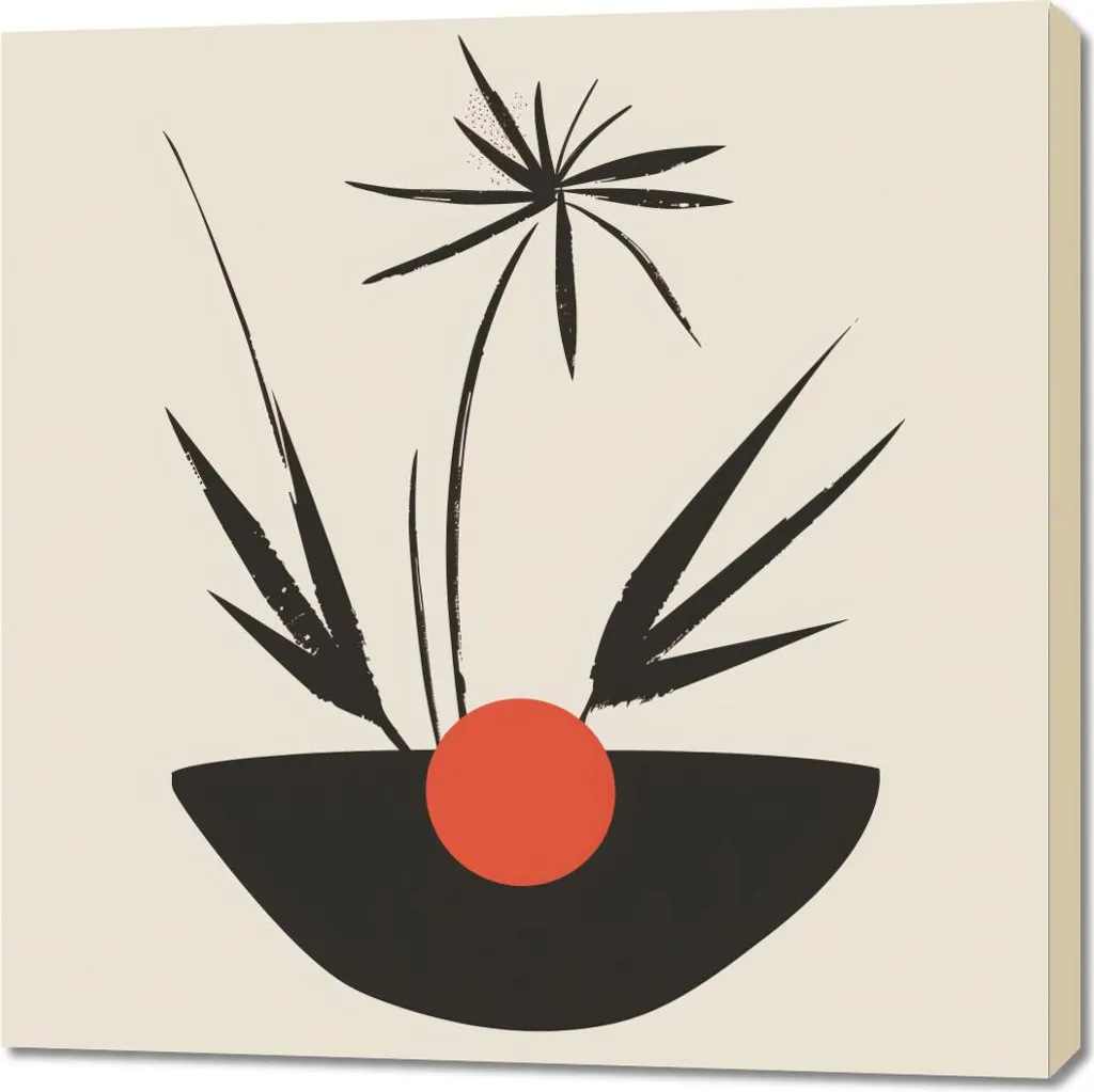 Déco Murale 90x90 cm Essence de la Croissance - Sublimer un Mur Vide