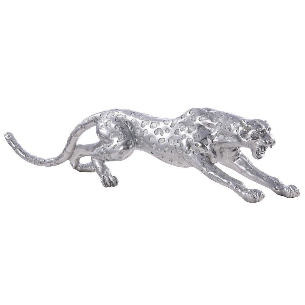 Gilde Figur, Gepard, Kunstharz, silberfarben, VE 1, L. 47.3 Zdjęcie produktu 