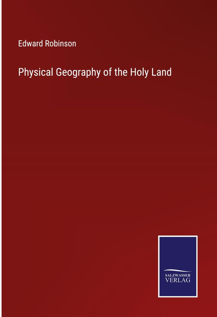 Physical Geography of the Holy Land