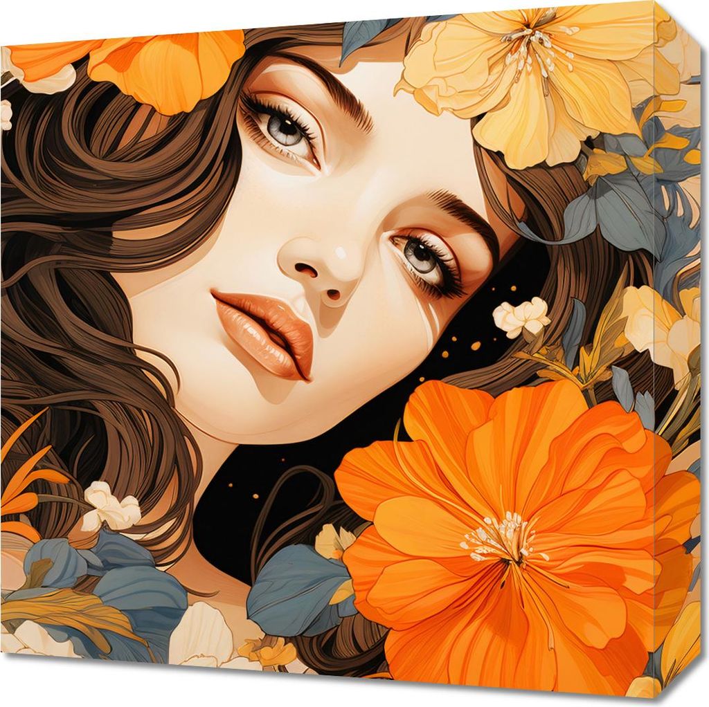 Bild 40x40cm Blumenessenz