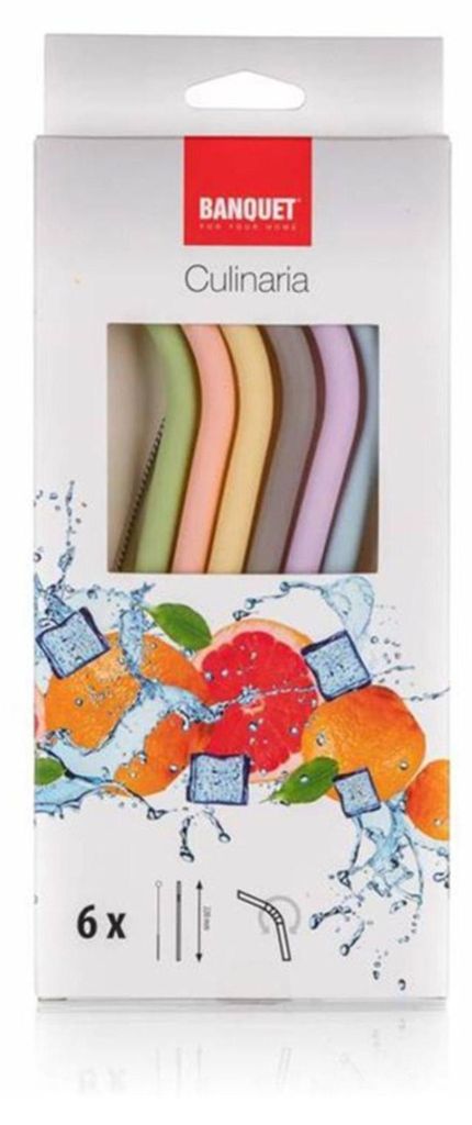 BICCHIERI IN SILICONE 6 pz. + DETERGENTE PER BANCHETTI Immagine del prodotto 