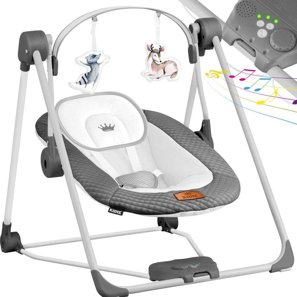 KIDIZ® Babywippe Babyschaukel mit 5 Produktbild 