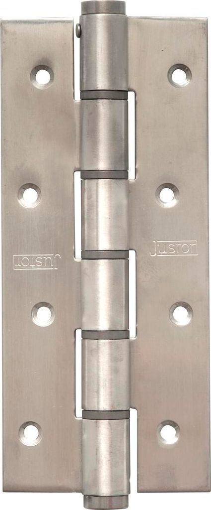Pendeltürband einseitig wirkend, Rollen ø 18 mm, Höhe 180 mm, eckig, Edelstahl