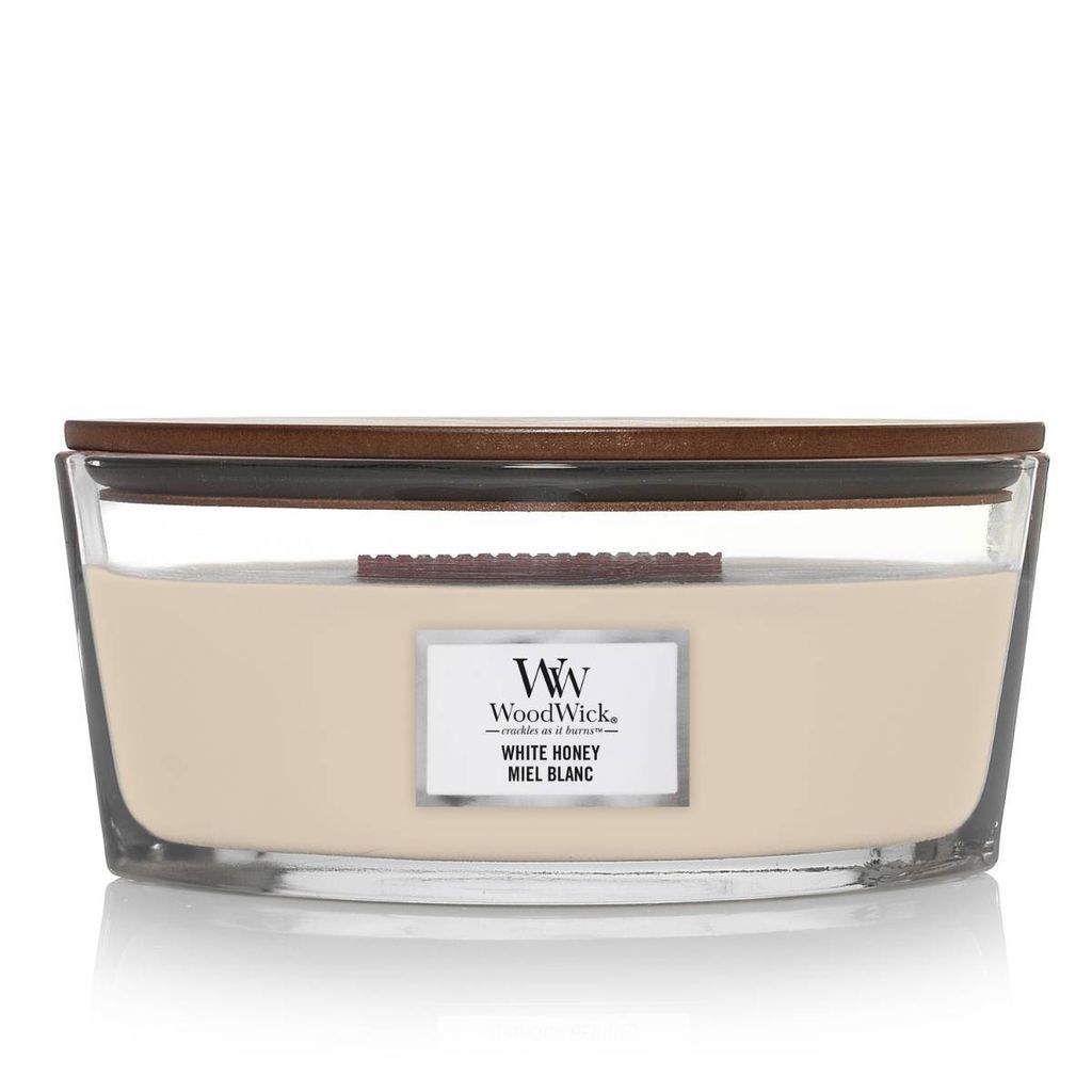 WoodWick White Honey candela di cera Ellisse Arancione, Immagine del prodotto 