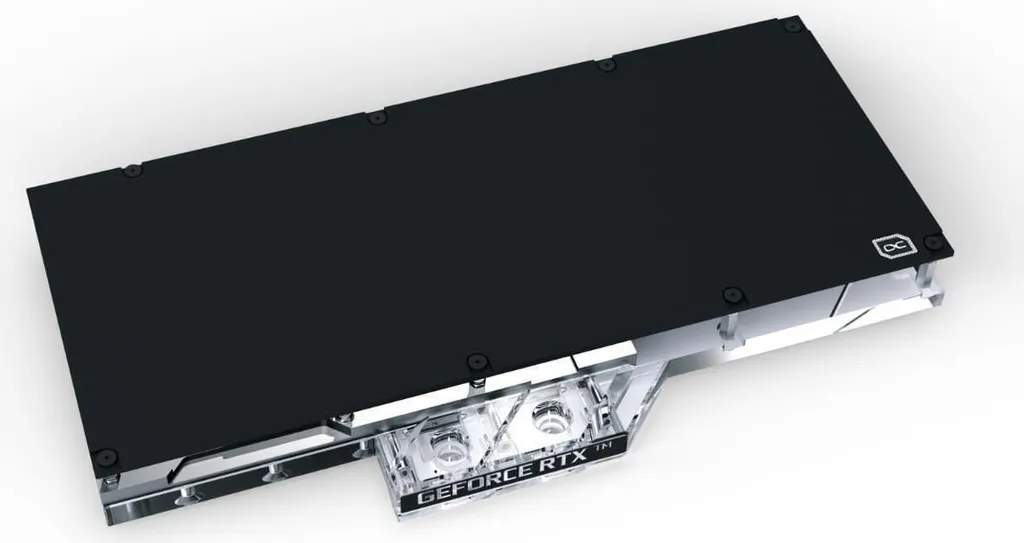Waterblock RTX 3090 Ti FTW3 Ultra Aurora Acrylique avec Backplate 13089