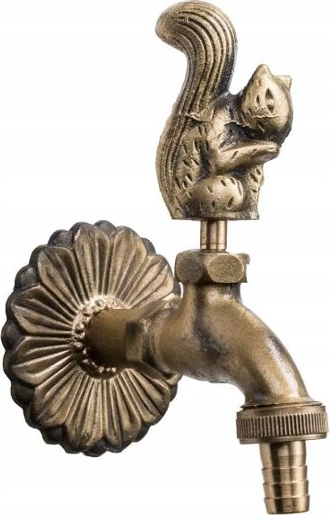 Robinet de Jardin Décoratif 1/2 Pouce - Bec d'Eau Renifleur Laiton