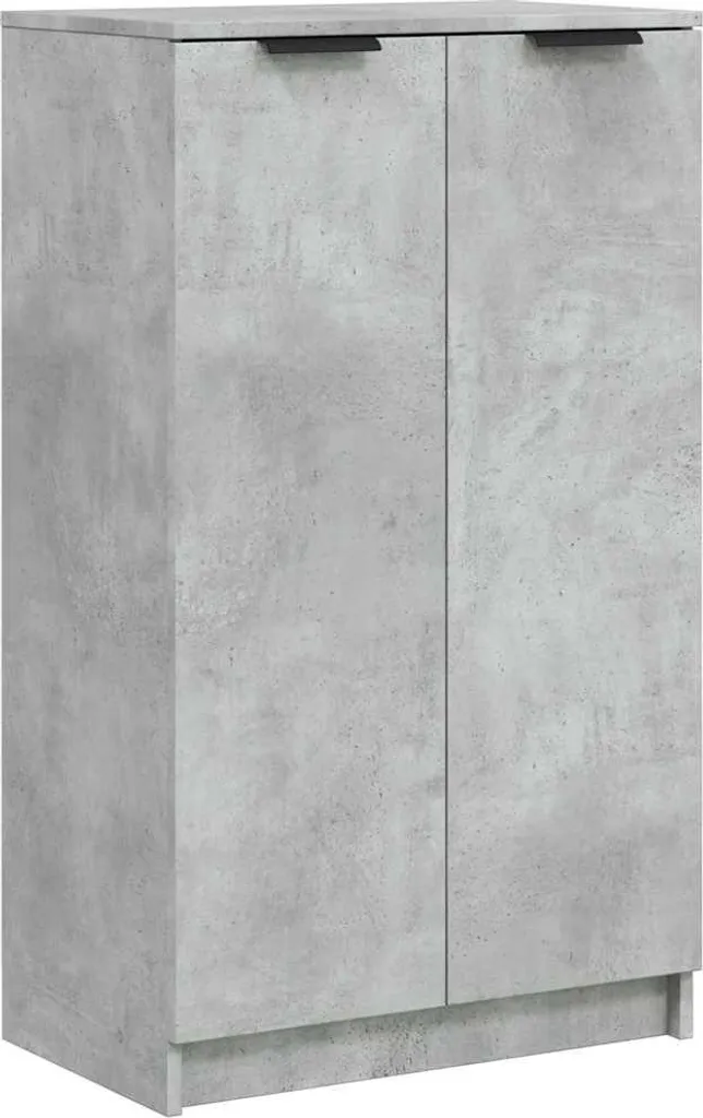 Scarpiera Salvaspazio Legno 59x35x100 cm | Grigio Cemento Resistente