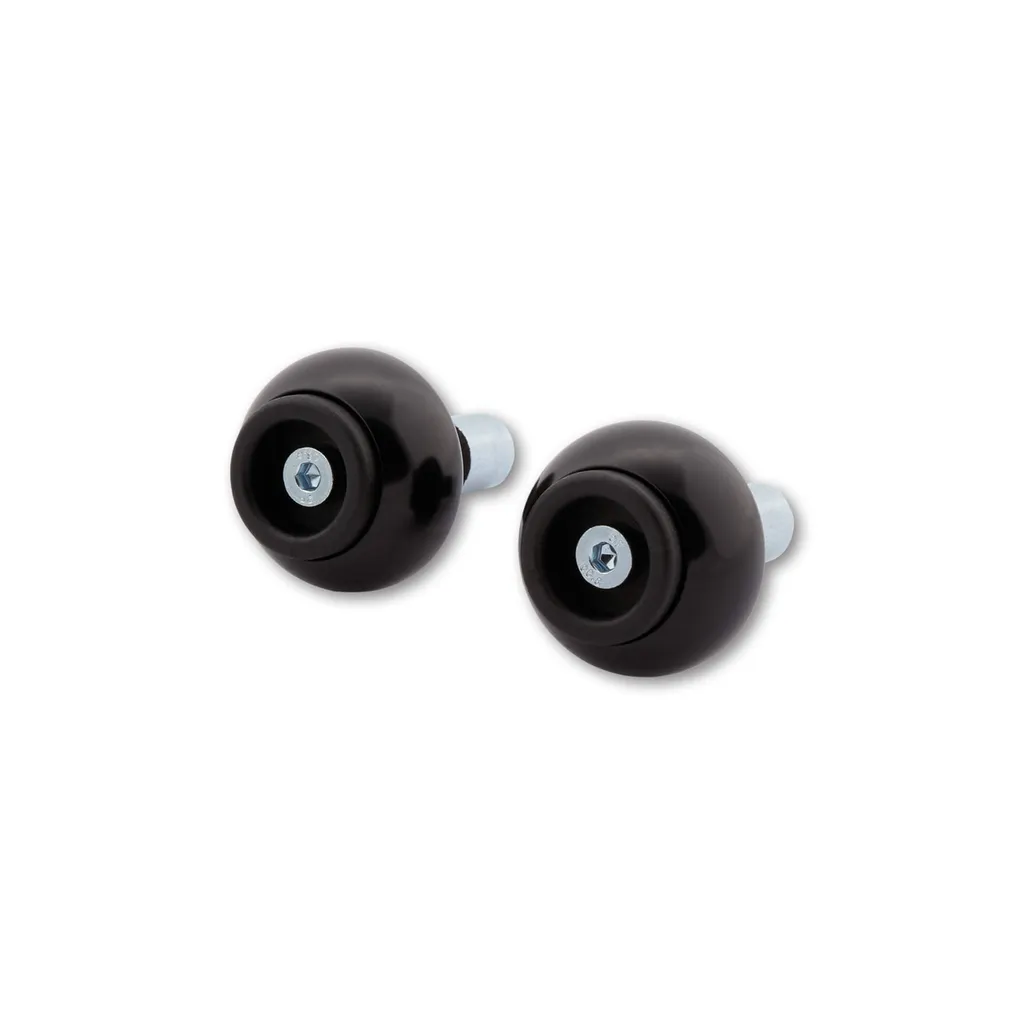 Protection Guidon Moto Crash Ball LSL Noire - Idéal pour Guidon Alu