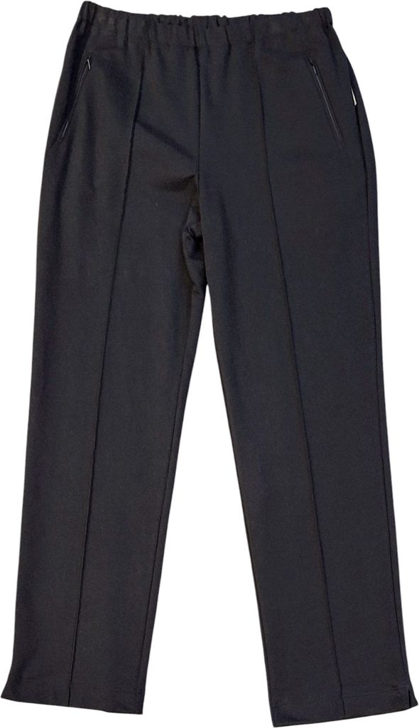 Athlet Damen Freizeithose – 100 % Baumwolle, Reißverschlusstaschen, Gummibund mit Kordel, , Permanentfalte