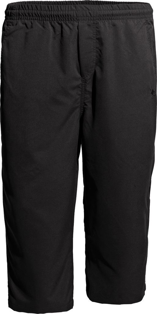 Fitness Caprihose Übergröße schwarz Ahorn