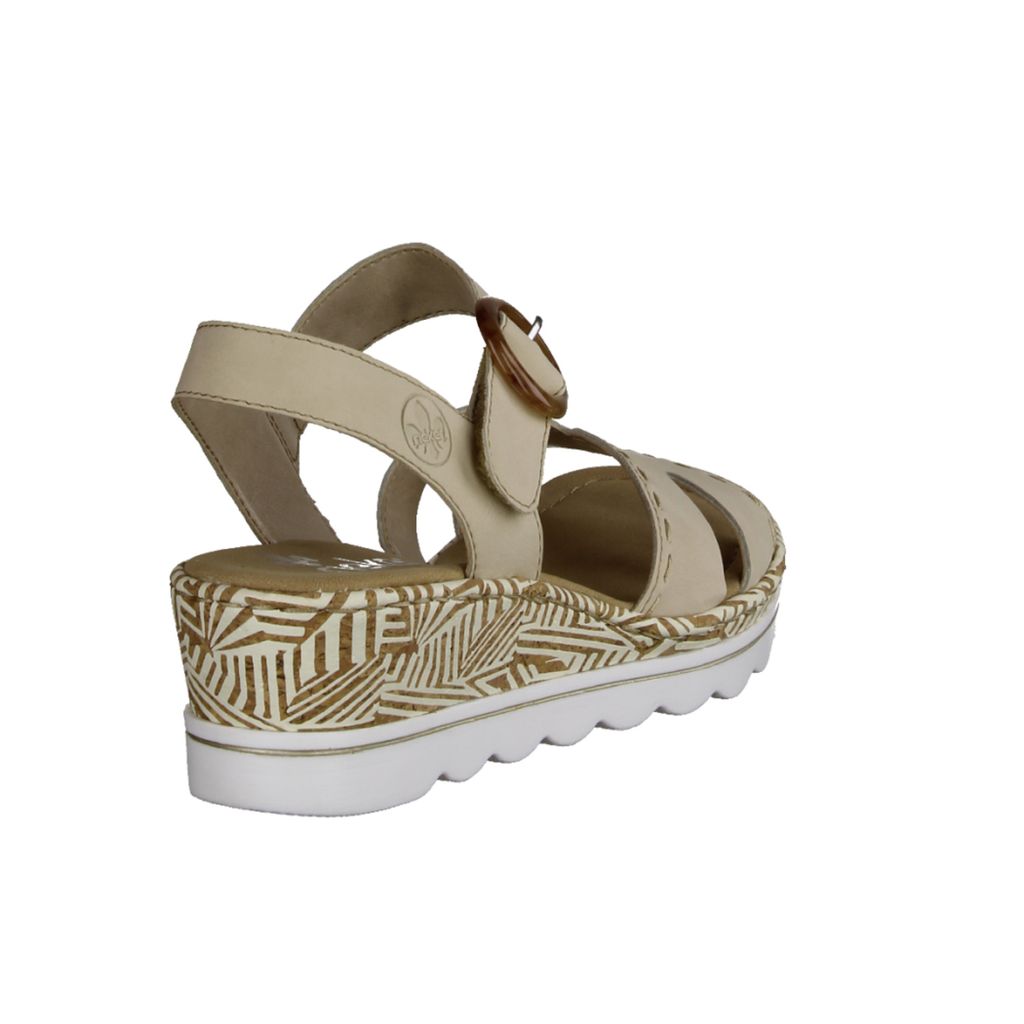 Rieker Keilsandaletten 67173 Damen 31353430373139 Beige 37 Produktbild 27