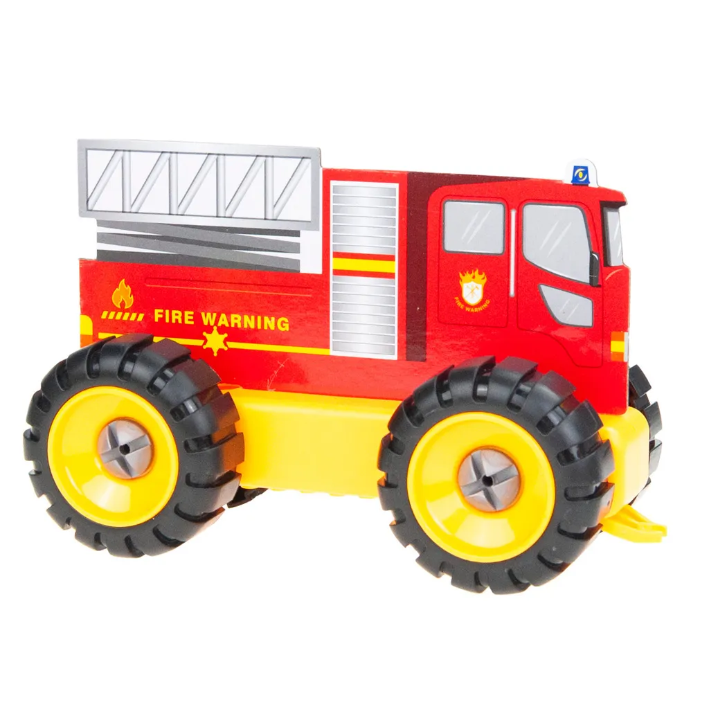 Kit Construction 3 Camions de Pompiers Modulaires 68 Éléments - 10