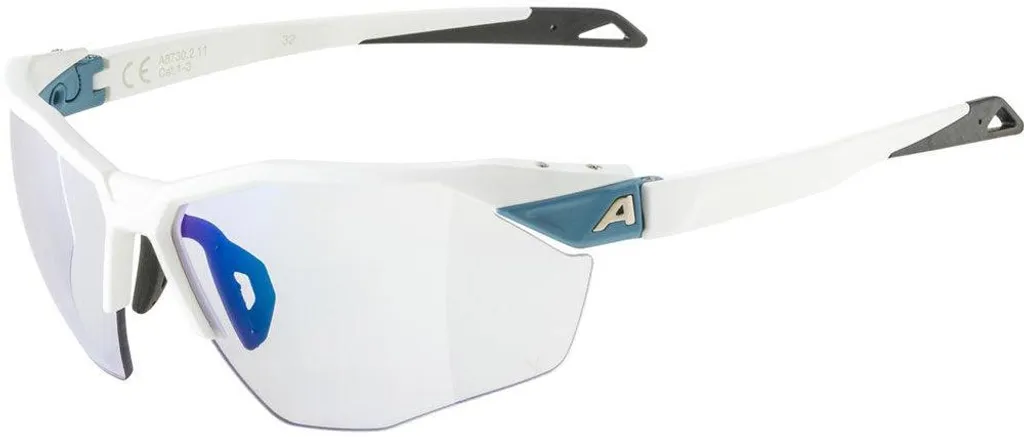 Lunettes de sport Alpina Twist Six Hr V(M) - Blanc Mat photochromiques