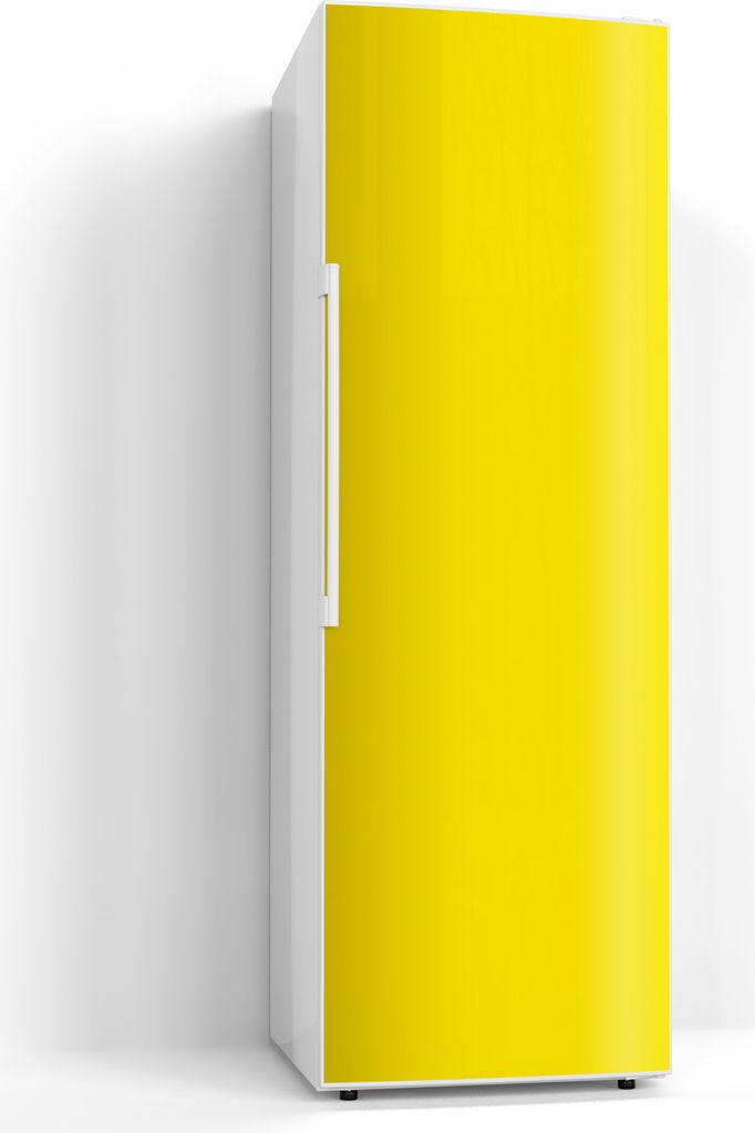 DEQORI Magnetmatte Kühlschrank beschreibbar 60x180 cm 'Gelb' Magnetfolie Deko-Folie