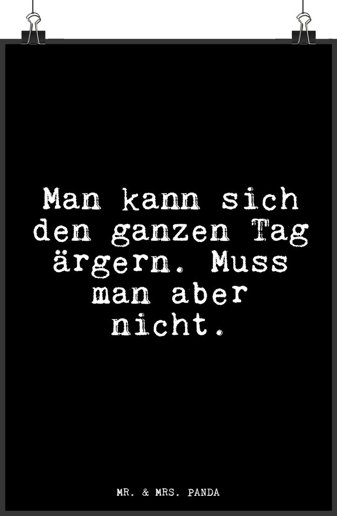 Mr. & Mrs. Panda Bild Man kann sich den... DIN A4 - Schwarz - Geschenk, Wandbild, Kollege, Geburtstag, Sprüche, wanddeko, drucke, Freund, Plakat, ...