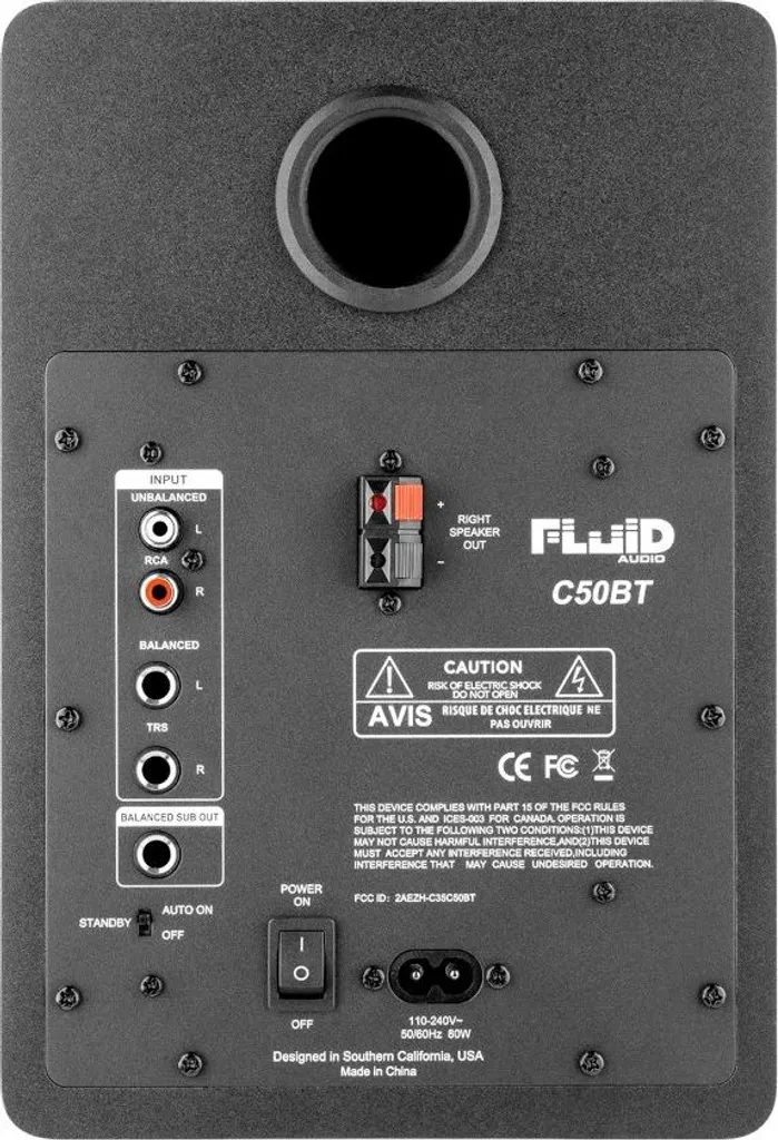 Fluid Audio C50BT Finissez vos mixages avec précision grâce au Bluetooth