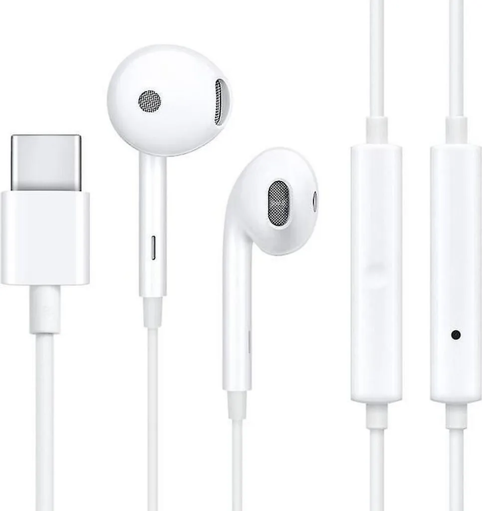 Écouteurs stéréo OPPO MH147 son clair et microphone pour appels mains libres