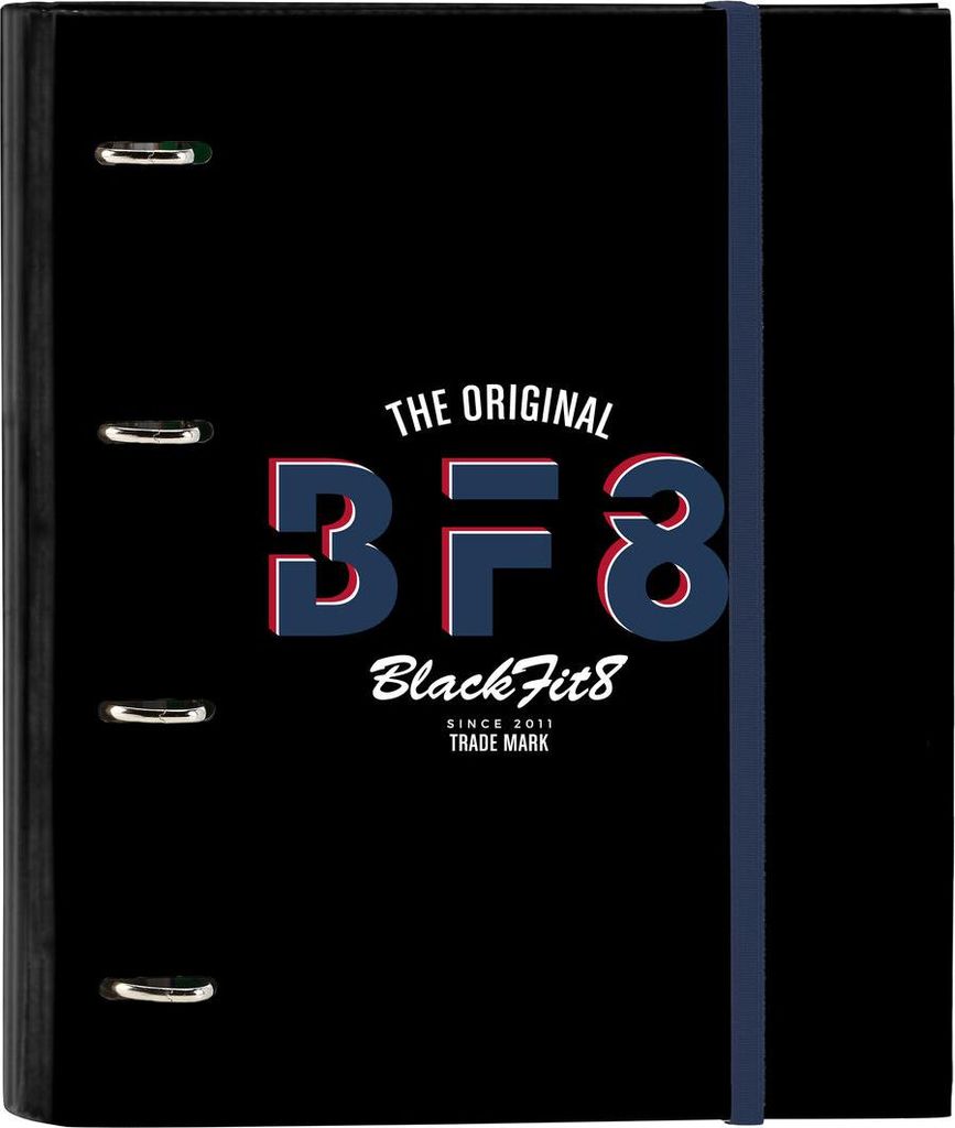 Ringbuch BlackFit8 Urban A4 Schwarz Marineblau (27 x 32 x 3.5 cm)