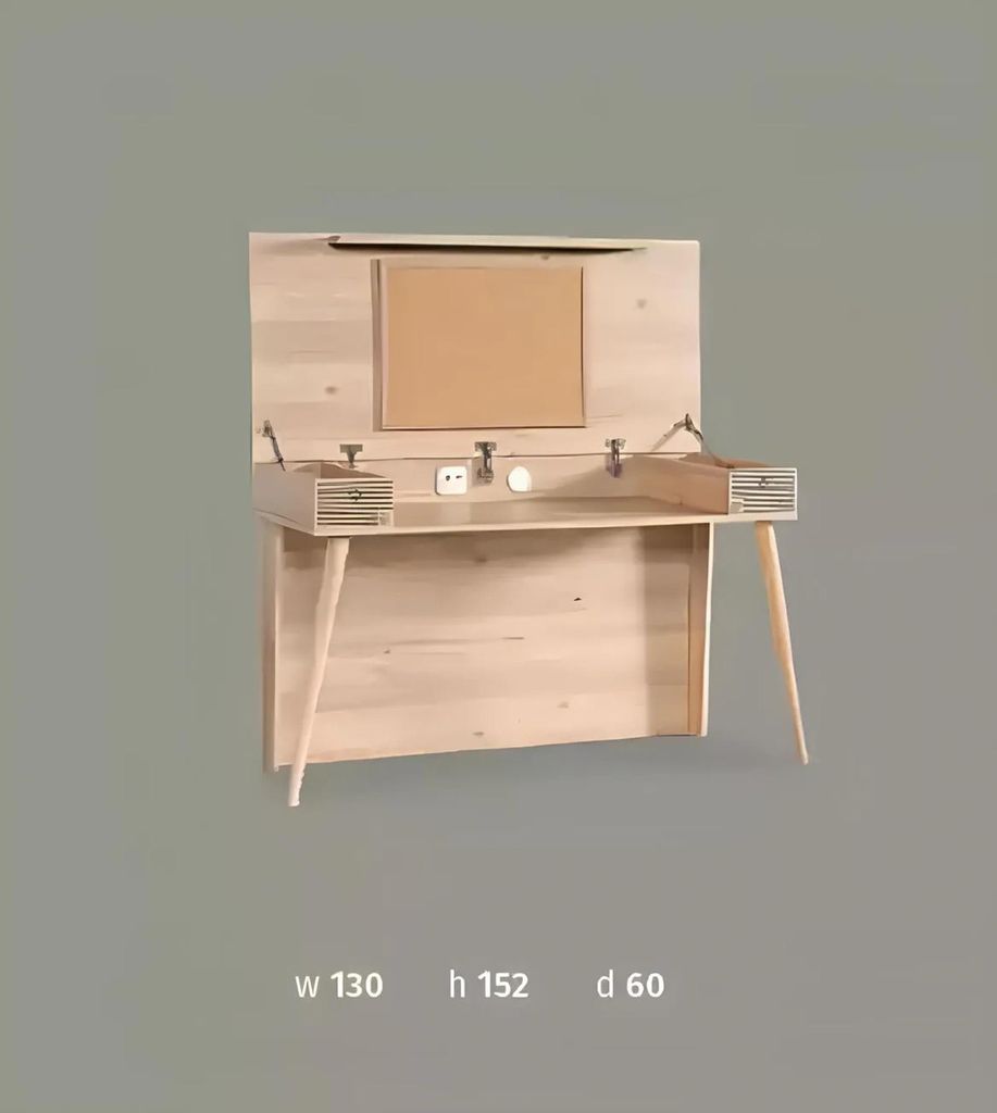 Luxus Kinderzimmer Schlafzimmer Chesterfield Bett Schreibtisch Schrank 3tlg. Set