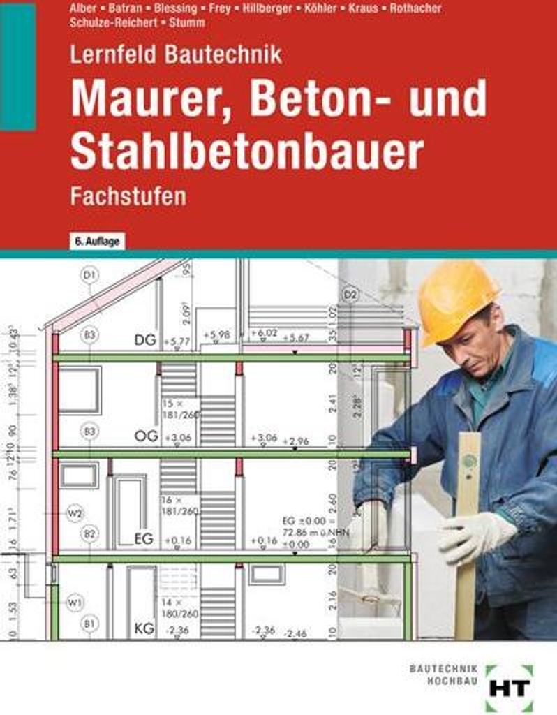 Lernfeld Bautechnik Maurer, Beton- und Stahlbetonbauer Produktbild 