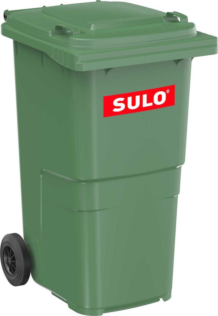 Müllgroßbehälter 240l HDPE grün fahrbar,n.EN 840 SULO Produktbild 