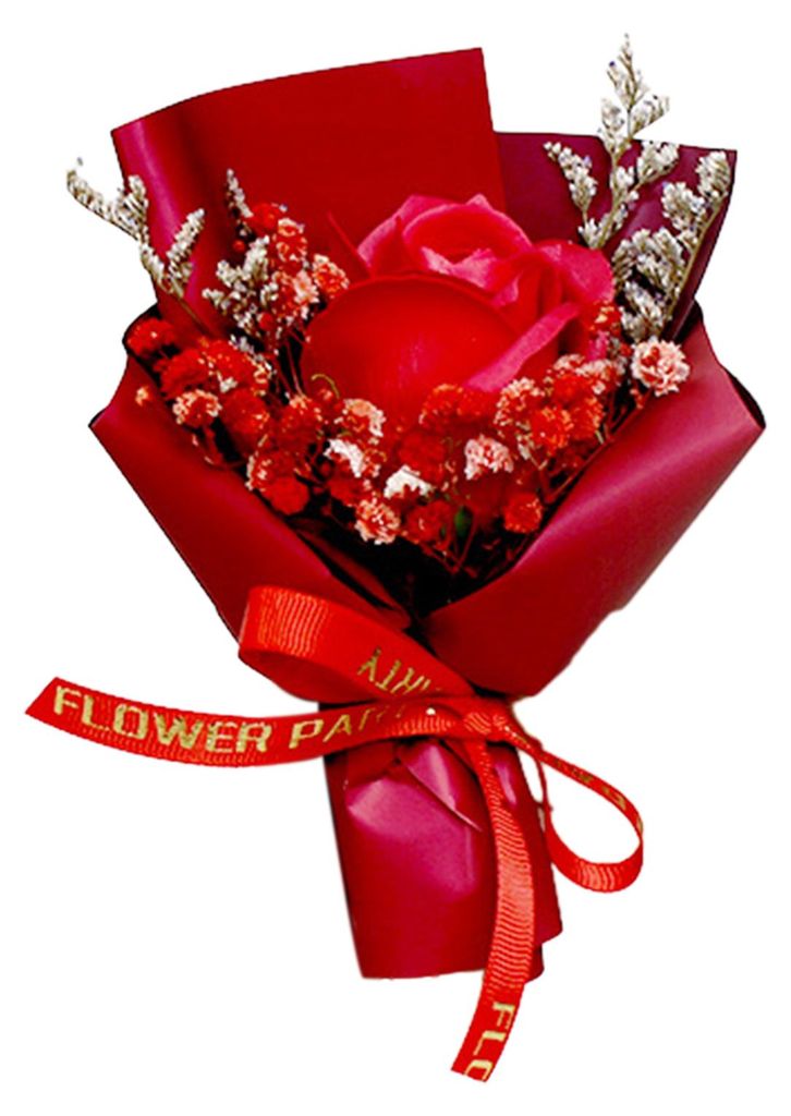 Mini-Aromatherapie-Seifenrosenstrauß, duftendes künstliches Blumenarrangement, Geschenkidee für Weihnachten, Hochzeit, Geburtstag, Valentinstag ...