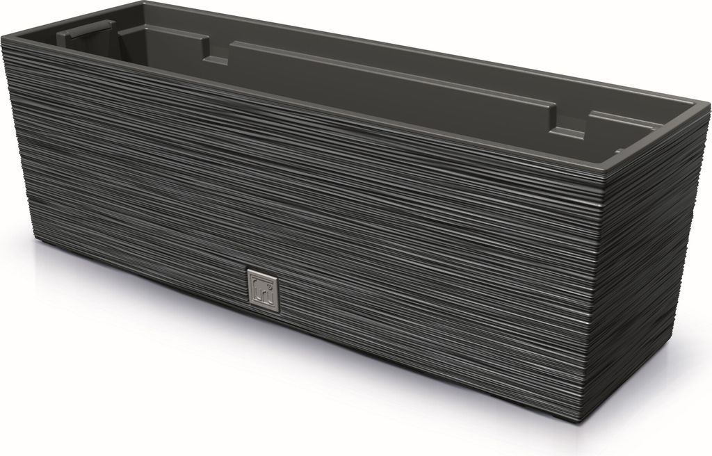 Květináč Dláto vzor Balkón 58x18x19,5 cm antracitová s Obrázok produktu 