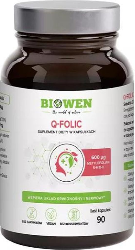Q-FOLIC (600 μg) 90 KAPSELN – BIOWEN
