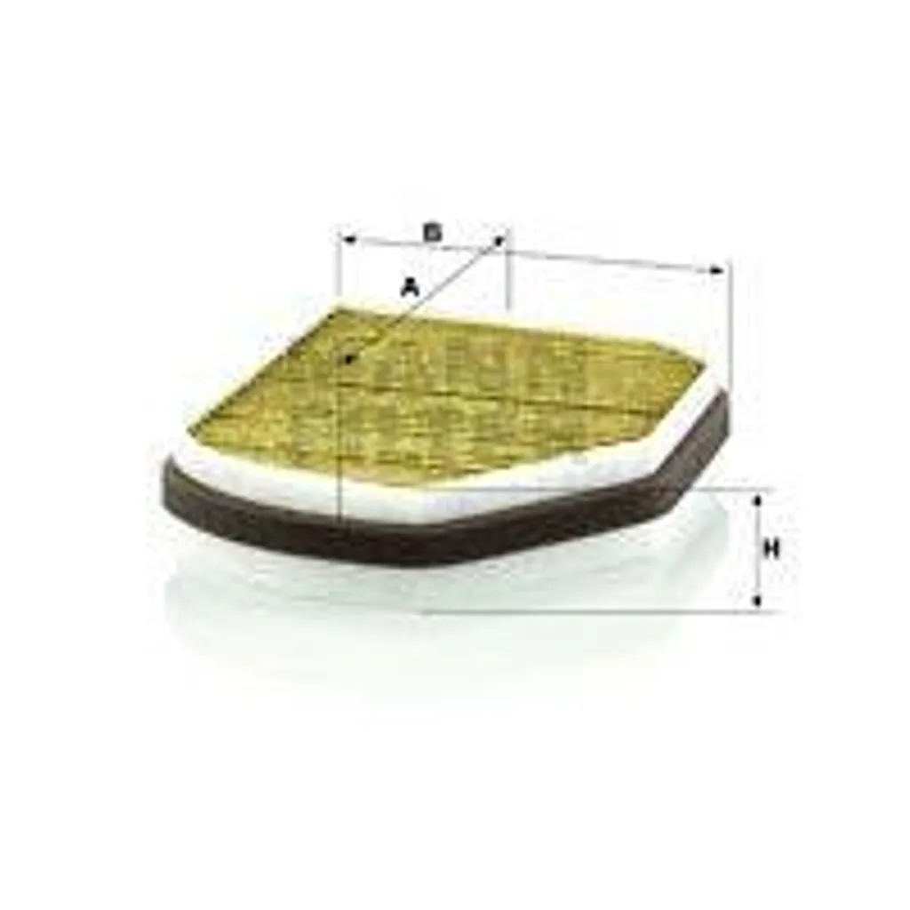 Filtre à air d'habitacle Biofonctionnel FP 2897 pour Classe C et E