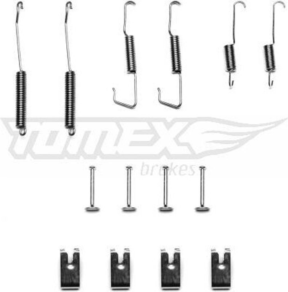 TOMEX brakes Zubehörsatz Bremsbacken TX 40-36 Hinten passend für MERCEDES-BENZ A-Klasse (W168) 0,111kg