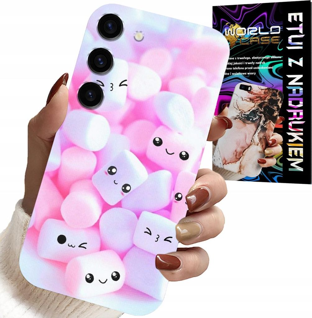 Hülle Für Samsung Galaxy S23 - Süsses Marshmallow-Muster, Hülle, Rückseite