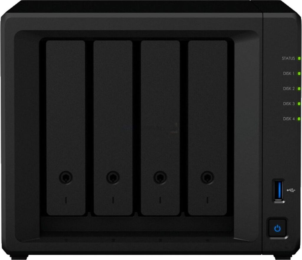 Synology Desktop 4-BAY QUAD CORE 2GB RAM Produktbild 